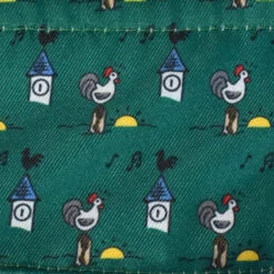 Essex Classics Ladies Cock-a-Doodle-Do Talent Yarn Straight Collar Show Shirt 33 Essex Classics Ladies Cock-a-Doodle-Do Talent Yarn Straight Collar Show Shirt -Farm House Tack Store Essex.Classics Cock a doodle do Show.Shirt ESL35 W3 Green.Roosters Swatch 00