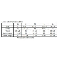 Essex Classics Girls "Hearts" Talent Yarn Wrap Collar Long Sleeve Show Shirt 9 Essex Classics Girls "Hearts" Talent Yarn Wrap Collar Long Sleeve Show Shirt -Farm House Tack Store EssexSizeChart d9336d53 a21b 48a4 a943 c987af8ffd1b