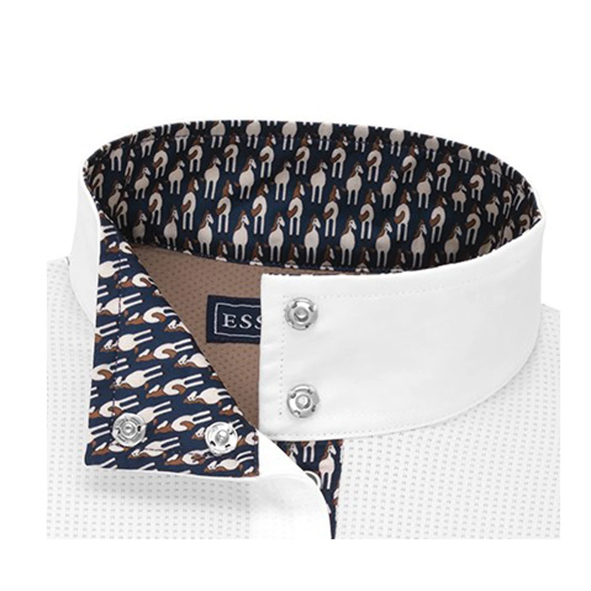 Essex Classics "Looking Back" Ladies Stone Brown Luna Performance Show Shirt 8 Essex Classics "Looking Back" Ladies Stone Brown Luna Performance Show Shirt - Image 6