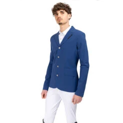 Freejump Men's Max Show Jacket 14 Freejump Men's Max Show Jacket -Farm House Tack Store F02781 FreeJump Max.Show .Coat .Mens Blue