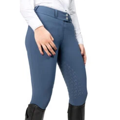 Freejump Women's Mary Knee Grip Breeches 15 Freejump Women's Mary Knee Grip Breeches -Farm House Tack Store F027 FreeJump Mary.Breech Blue