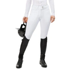 Freejump Women's Mary Knee Grip Breeches 17 Freejump Women's Mary Knee Grip Breeches -Farm House Tack Store F027 FreeJump Mary.Breech White