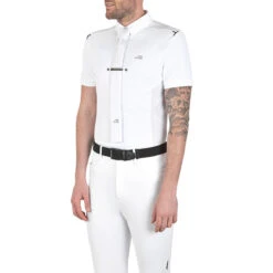 Equiline CuthberC Men's Show Shirt -Farm House Tack Store H00522 Cuthberc 001 Front DEA