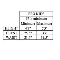 Hit Air Kids Pro3 Air Vest -Farm House Tack Store Hit.Air .Vest .Kids .Pro .3.Size .Chart
