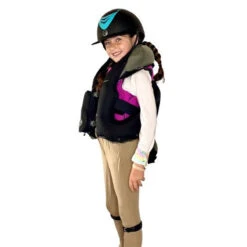 Hit Air Kids Pro3 Air Vest -Farm House Tack Store Hit.Air .Vest .Kids .Pro .3 Deployed Front.2