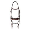 Huntley Equestrian Classic Fancy Stitched Schooling Hunter Bridle With Reins