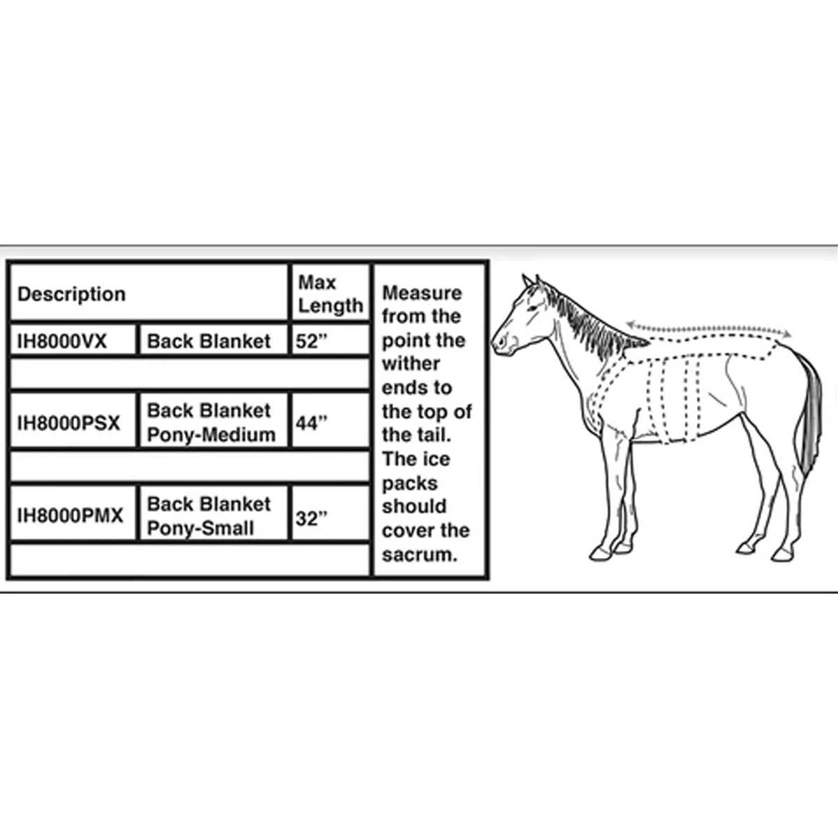 Ice Horse Back Blanket 5 Ice Horse Back Blanket - Image 3