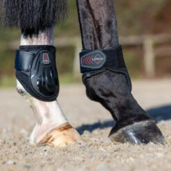 LeMieux Derby ProJump Fetlock Boot 13 LeMieux Derby ProJump Fetlock Boot -Farm House Tack Store IT03921 LeMieux.Derby .ProJump.Fetlock.Boot Black Lifestyle