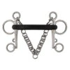 Stainless Steel Soft Rubber Pelham Bit 1 Stainless Steel Soft Rubber Pelham Bit -Farm House Tack Store Jacks 10532 PelhamBit