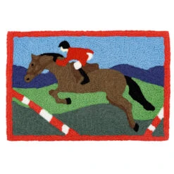 Equestrian Jellybean Rugs 13 Equestrian Jellybean Rugs -Farm House Tack Store Jellybean.Rug JBSTS036 Hunter.Jumper