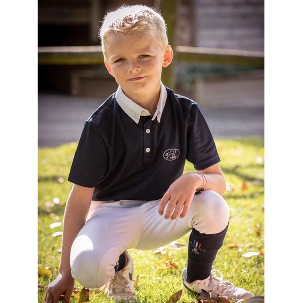 Jump'in Boy's Short Sleeve Gaston Competition Polo Shirt 3 Jump'in Boy's Short Sleeve Gaston Competition Polo Shirt