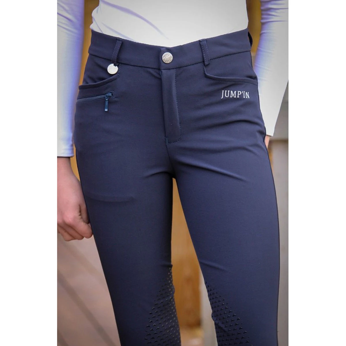 Jump'in Unisex Junior Sacha Knee Grip Breeches 3 Jump'in Unisex Junior Sacha Knee Grip Breeches