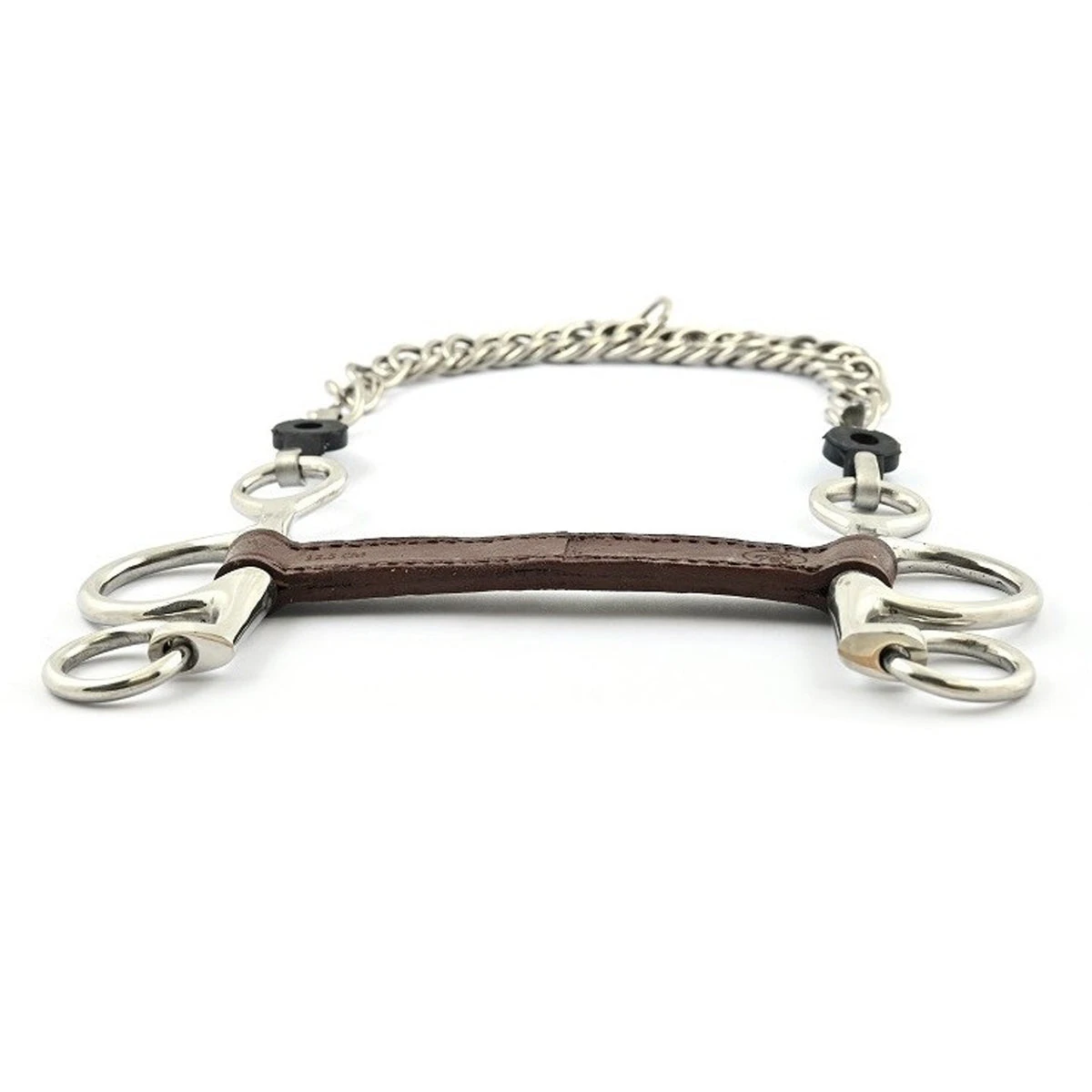 Jump'in Small Cheek Flat Leather Pelham Bit 3 Jump'in Small Cheek Flat Leather Pelham Bit