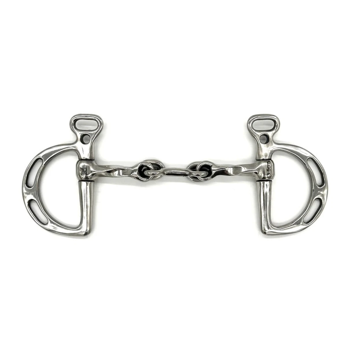 AJR Twisted Locking Dog Bone Kimberwick Bit 3 AJR Twisted Locking Dog Bone Kimberwick Bit