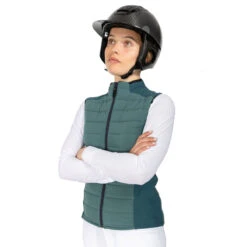 Freejump Sleeveless Down Vest Kloe ZF 13 Freejump Sleeveless Down Vest Kloe ZF -Farm House Tack Store Kloe Free.Jump Sleeveless.Down .Jacket Green2