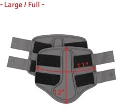 Sixteen Cypress Leatherette Splint Boots, Cognac -Farm House Tack Store Large Splint Boots Measurements Sixteen Cypress