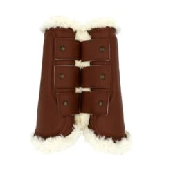 Sixteen Cypress Leatherette Brushing Boots, Cognac