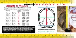 Cavallo Trek Hoof Boot -Farm House Tack Store Measuring Chart 2017