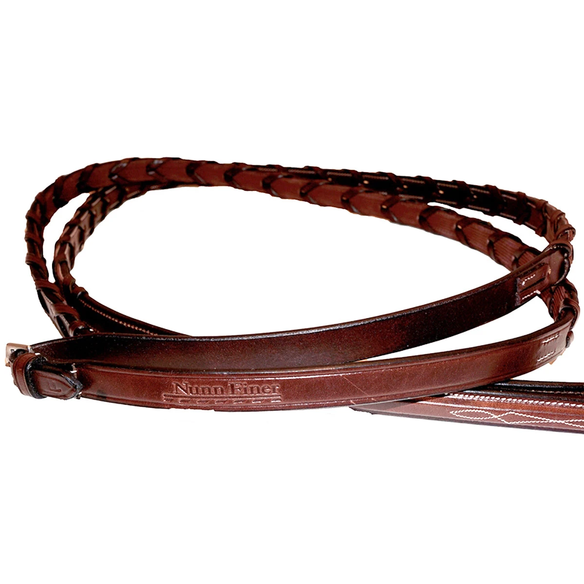 Nunn Finer Rubber Lined Laced Reins 3 Nunn Finer Rubber Lined Laced Reins