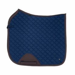 Sixteen Cypress Dressage Pad, Navy & Hickory