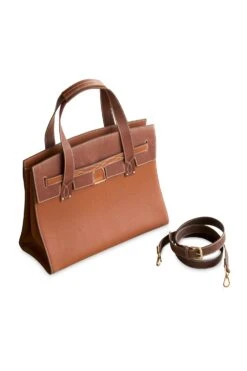 Oakbark & Chrome Stable Tote 11 Oakbark & Chrome Stable Tote -Farm House Tack Store OakbarkChrome StableTote side