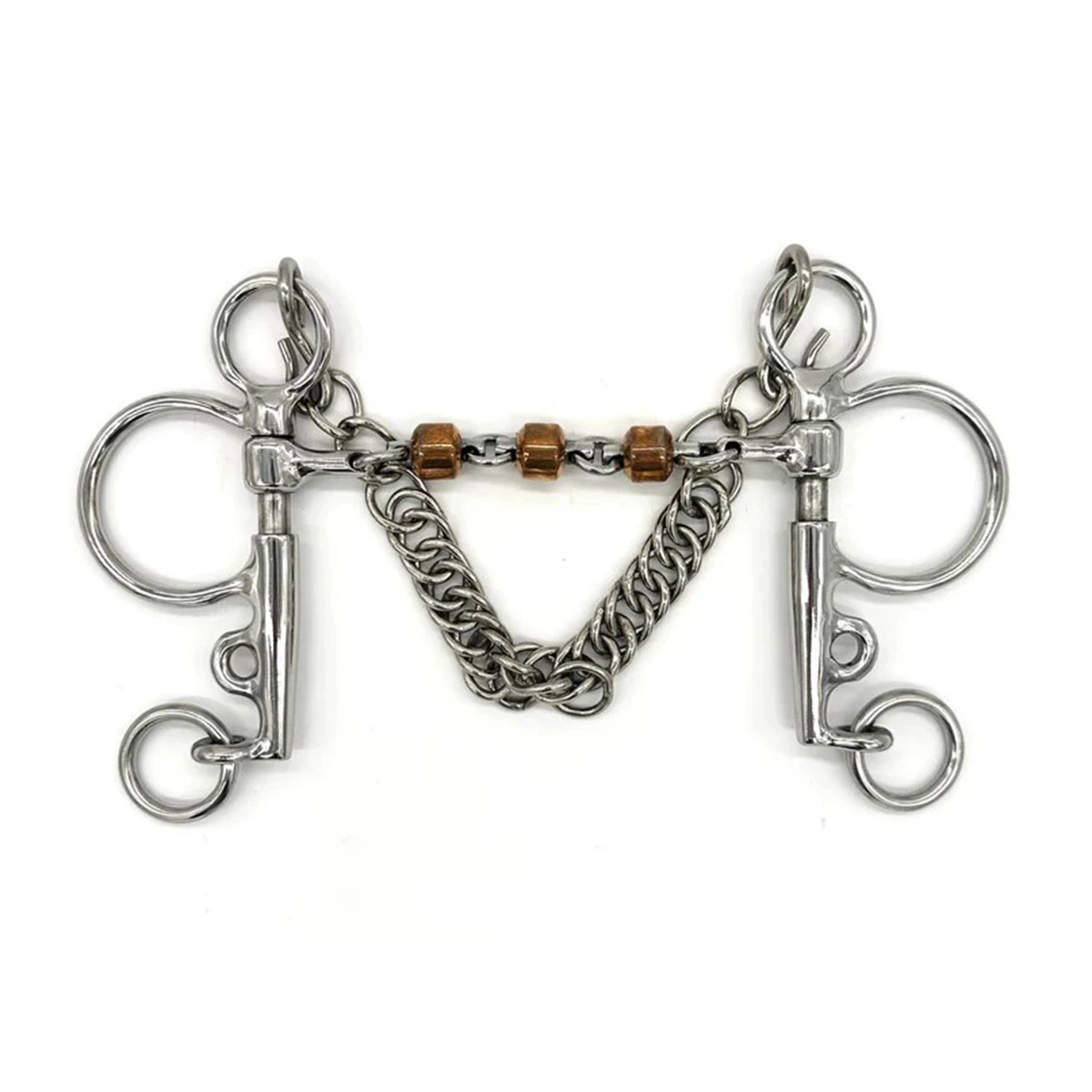 AJR Copper Roller Waterford Pelham Bit 3 AJR Copper Roller Waterford Pelham Bit