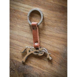 Penelope Tibou Key Chain 10 Penelope Tibou Key Chain -Farm House Tack Store Penelope Key.Chain Light.Brown Silver