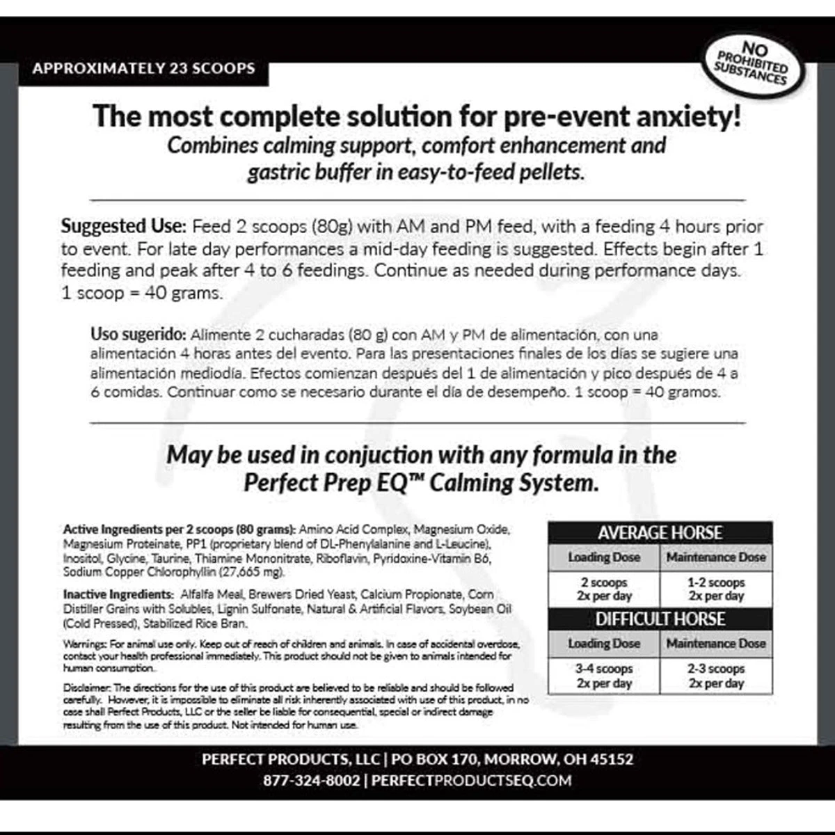 Perfect Prep EQ Sane & Sound Calming Pellets 6 Perfect Prep EQ Sane & Sound Calming Pellets - Image 4