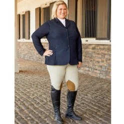 RJ Classics Women's Harmony Plus Mesh Show Coat -Farm House Tack Store RJ.Classics Womens.Harmony.Plus Front LS
