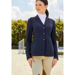 RJ Classics Women's Sonoma Show Coat - Sale 14 RJ Classics Women's Sonoma Show Coat - Sale -Farm House Tack Store RJ.SO3032 Sonoma Navy.Texture Front.1