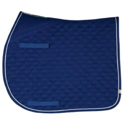 Lettia Coolmax AP Saddle Pad 18 Lettia Coolmax AP Saddle Pad -Farm House Tack Store Royal White Piping