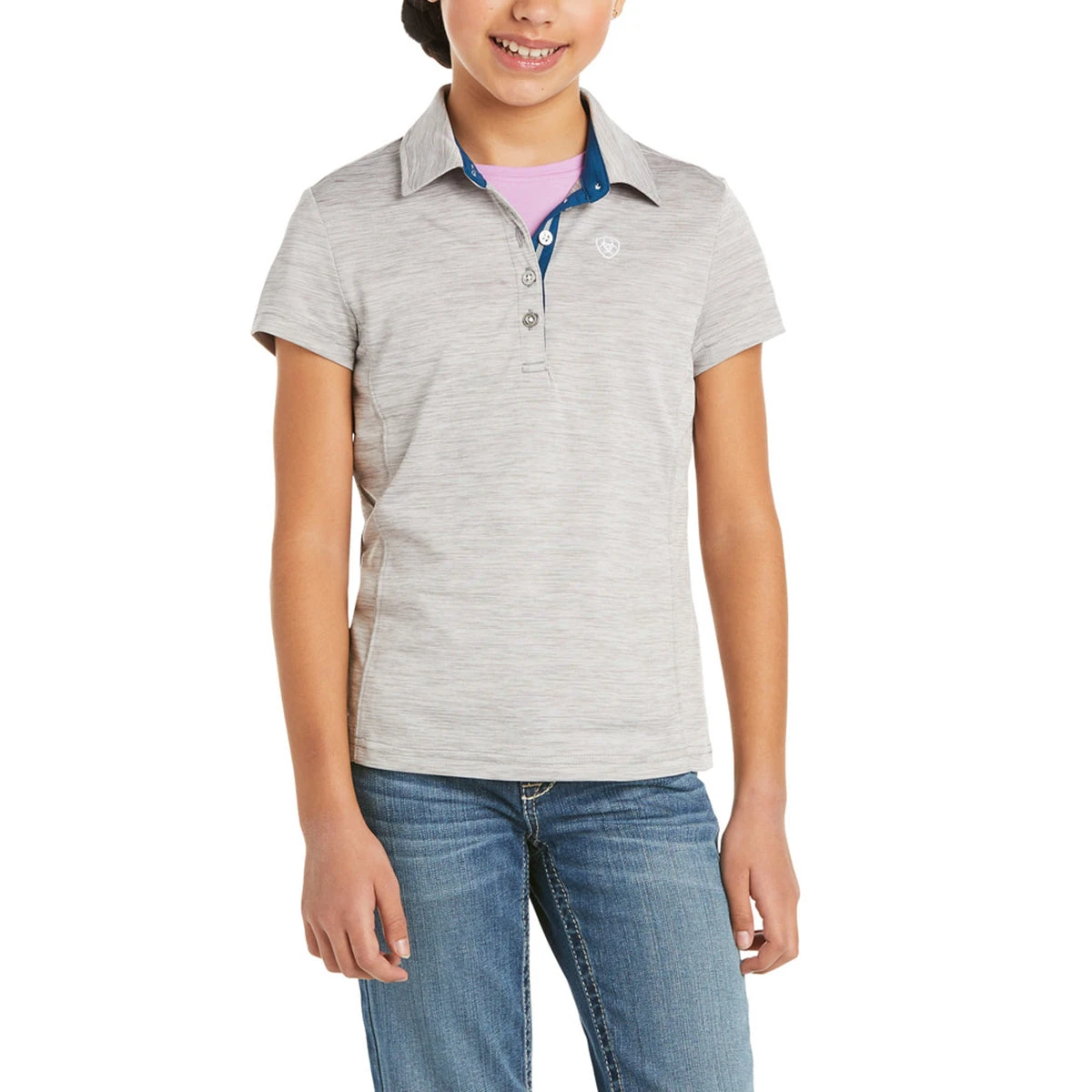 Ariat Youth Laguna Short Sleeve Polo 3 Ariat Youth Laguna Short Sleeve Polo
