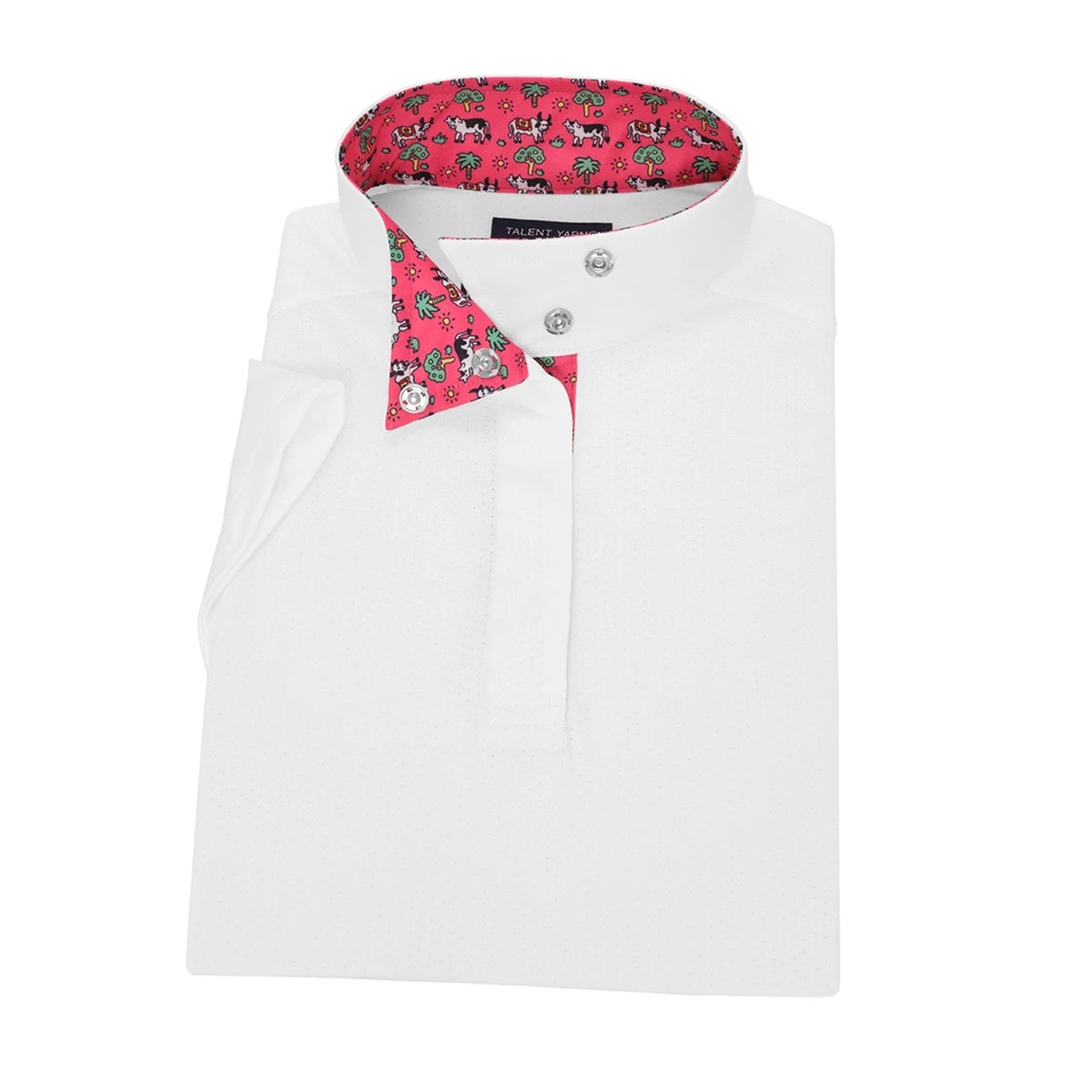 Essex Classics Ladies Cows And Bulls Talent Yarn Straight Collar Short Sleeve Performance Show Shirt 4 Essex Classics Ladies Cows And Bulls Talent Yarn Straight Collar Short Sleeve Performance Show Shirt - Image 2
