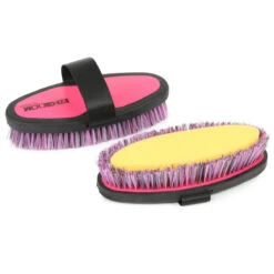 EZI-GROOM Grip Body Wash Brush 17 EZI-GROOM Grip Body Wash Brush -Farm House Tack Store Shires 1398 Pink