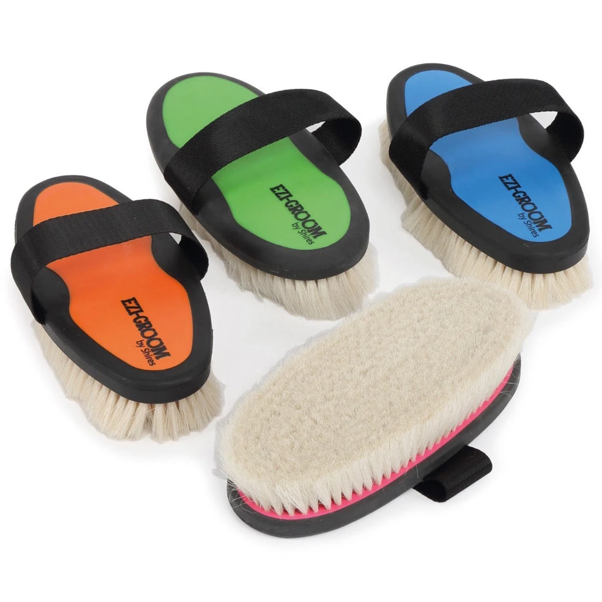 EZI-GROOM Grip Body Brush With Goat Hair 3 EZI-GROOM Grip Body Brush With Goat Hair