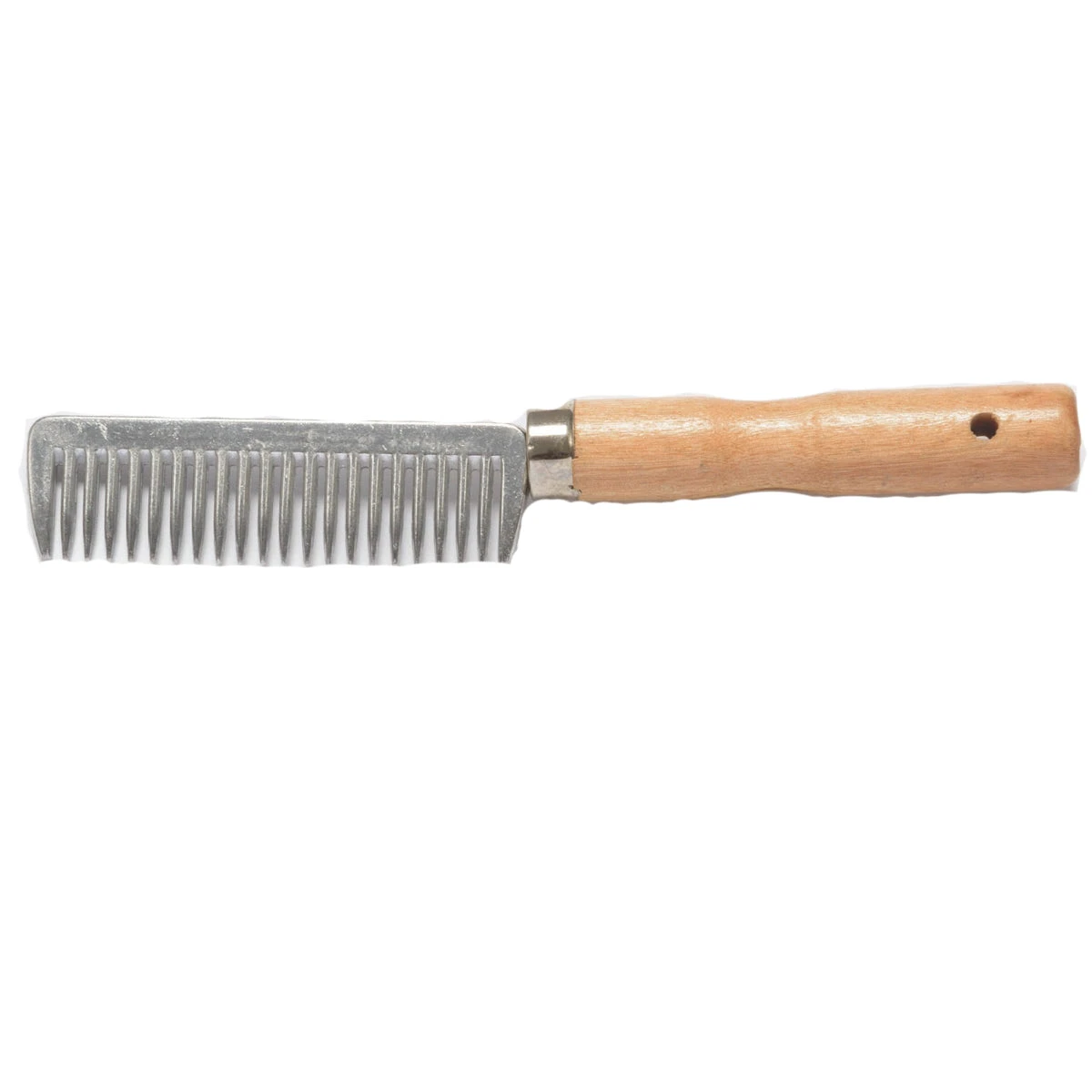 Wooden Handle Aluminum Comb 3 Wooden Handle Aluminum Comb