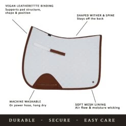 Sixteen Cypress Close Contact, Black & Gold Leaf 9 Sixteen Cypress Close Contact, Black & Gold Leaf -Farm House Tack Store Sixteen Cypress Saddle Pad Details eedb8581 46d1 411c 9c18 073192ba04ff