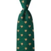 Wild Attire Inc. Stone Cold Fox Green Silk Tie