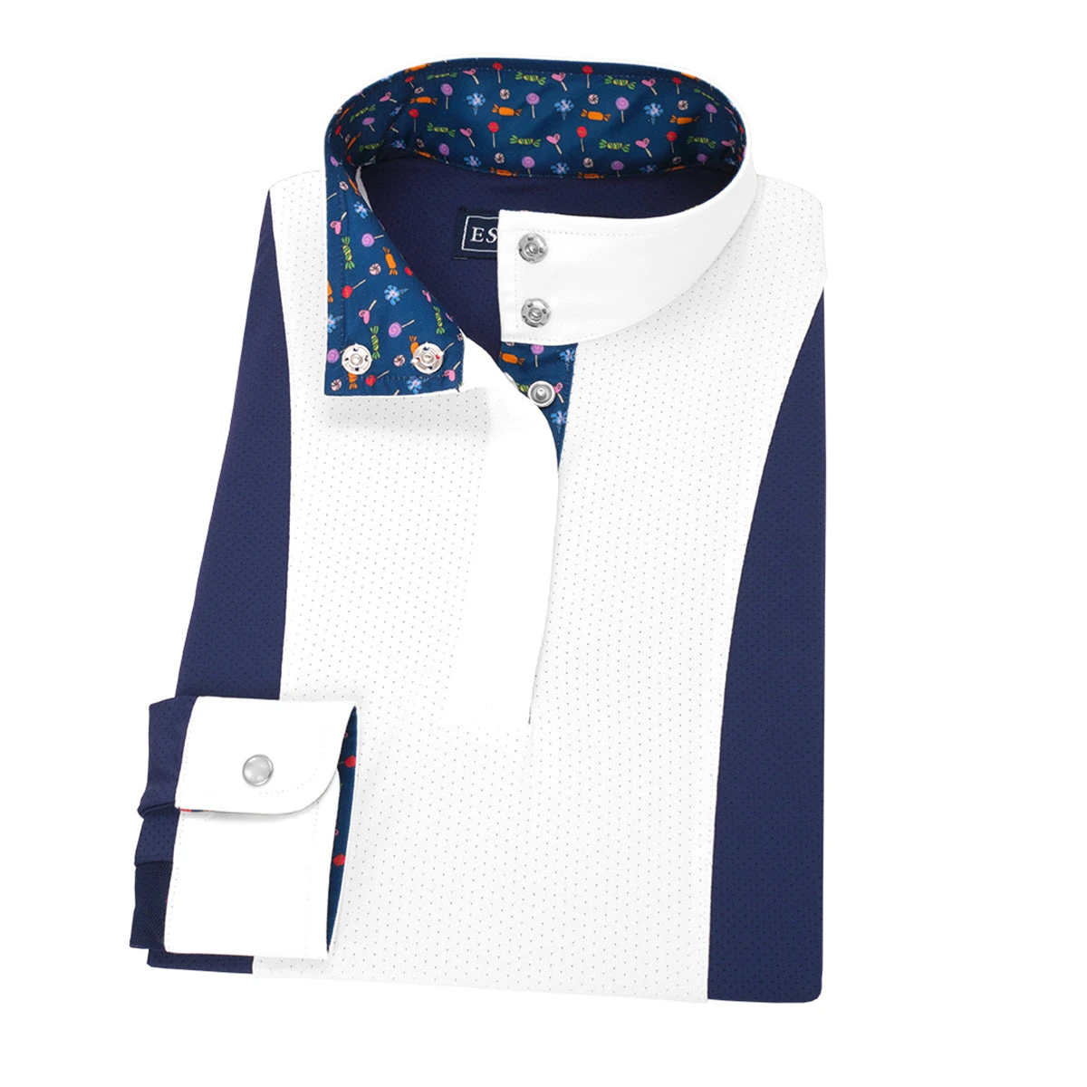 Essex Classics Girls Sweets "Luna" Performance Long Sleeve Show Shirt 3 Essex Classics Girls Sweets "Luna" Performance Long Sleeve Show Shirt