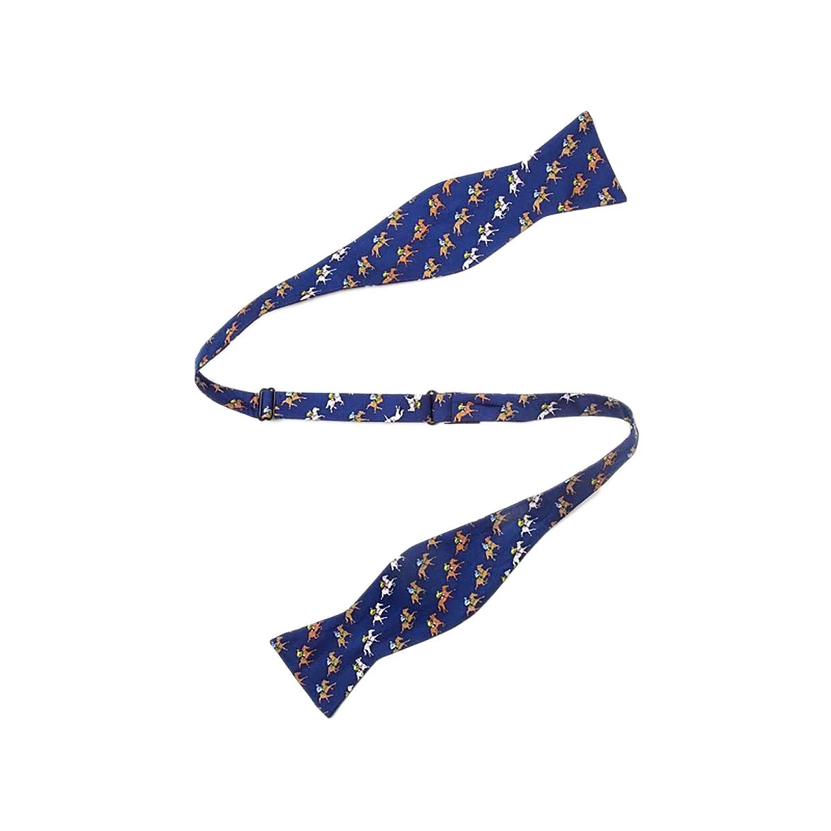 Wild Attire Inc. Win, Place, Show Navy Blue Silk Self-Tie Bow Tie 3 Wild Attire Inc. Win, Place, Show Navy Blue Silk Self-Tie Bow Tie