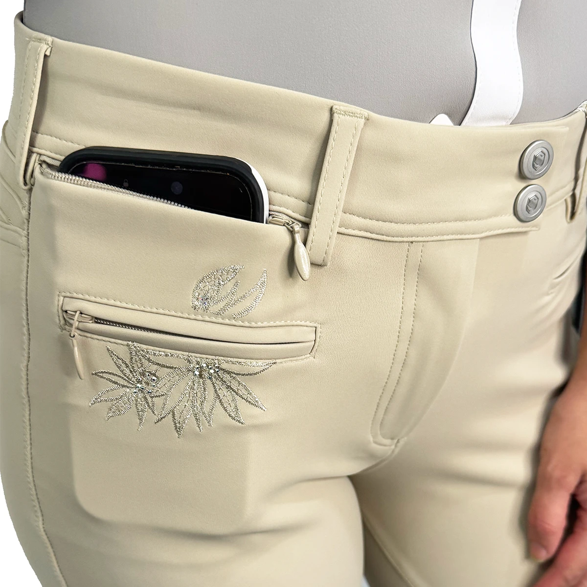 Samshield Adele Spring Flower Knee Grip Breeches 10 Samshield Adele Spring Flower Knee Grip Breeches - Image 8