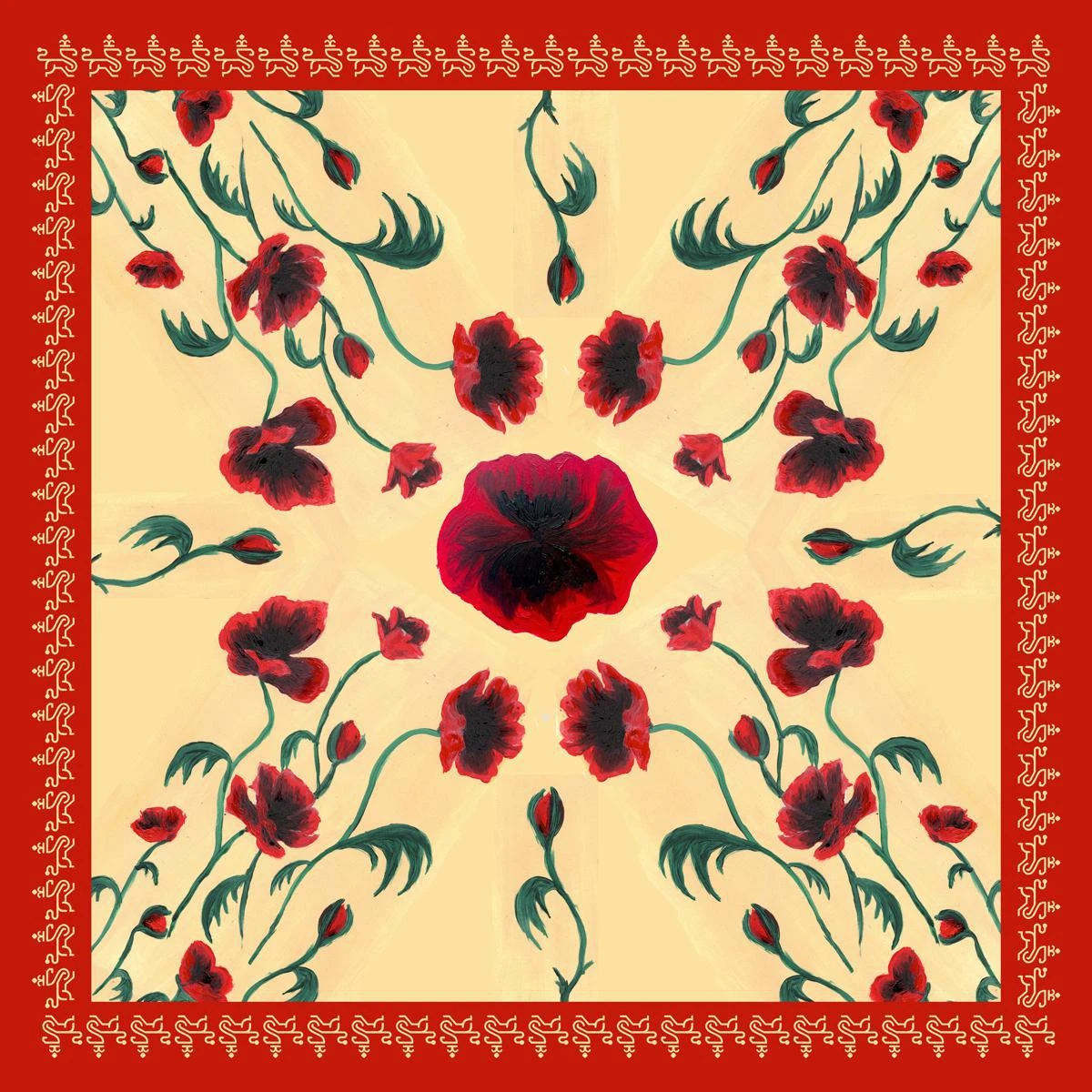 Welligogs Prairie Silk Scarf 15 Welligogs Prairie Silk Scarf - Image 13