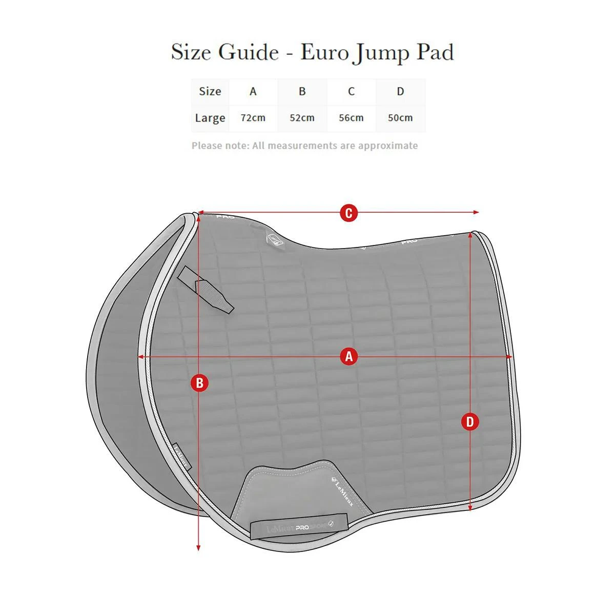 LeMieux 3D Mesh Self-Cool Eurojump Square 5 LeMieux 3D Mesh Self-Cool Eurojump Square - Image 3