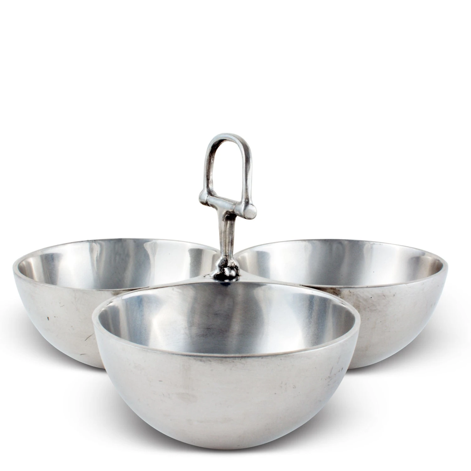 Arthur Court Equestrian Bit 3 Nut Bowl 3 Arthur Court Equestrian Bit 3 Nut Bowl