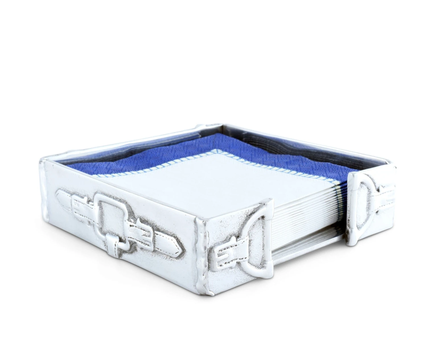 Arthur Court Equestrian Snaffle Accent Cocktail Napkin Box 5 Arthur Court Equestrian Snaffle Accent Cocktail Napkin Box - Image 3