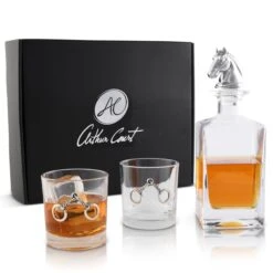 Arthur Court Equestrian Decanter Set With Glasses 14 Arthur Court Equestrian Decanter Set With Glasses -Farm House Tack Store arthur court equestrian equestrian decanter set with glasses 496h23 32955998929011