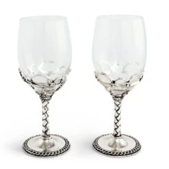 Arthur Court Equestrian Pair Of Wine Glasses -Farm House Tack Store arthur court equestrian equestrian pair of wine glasses 444h23 31867656601715