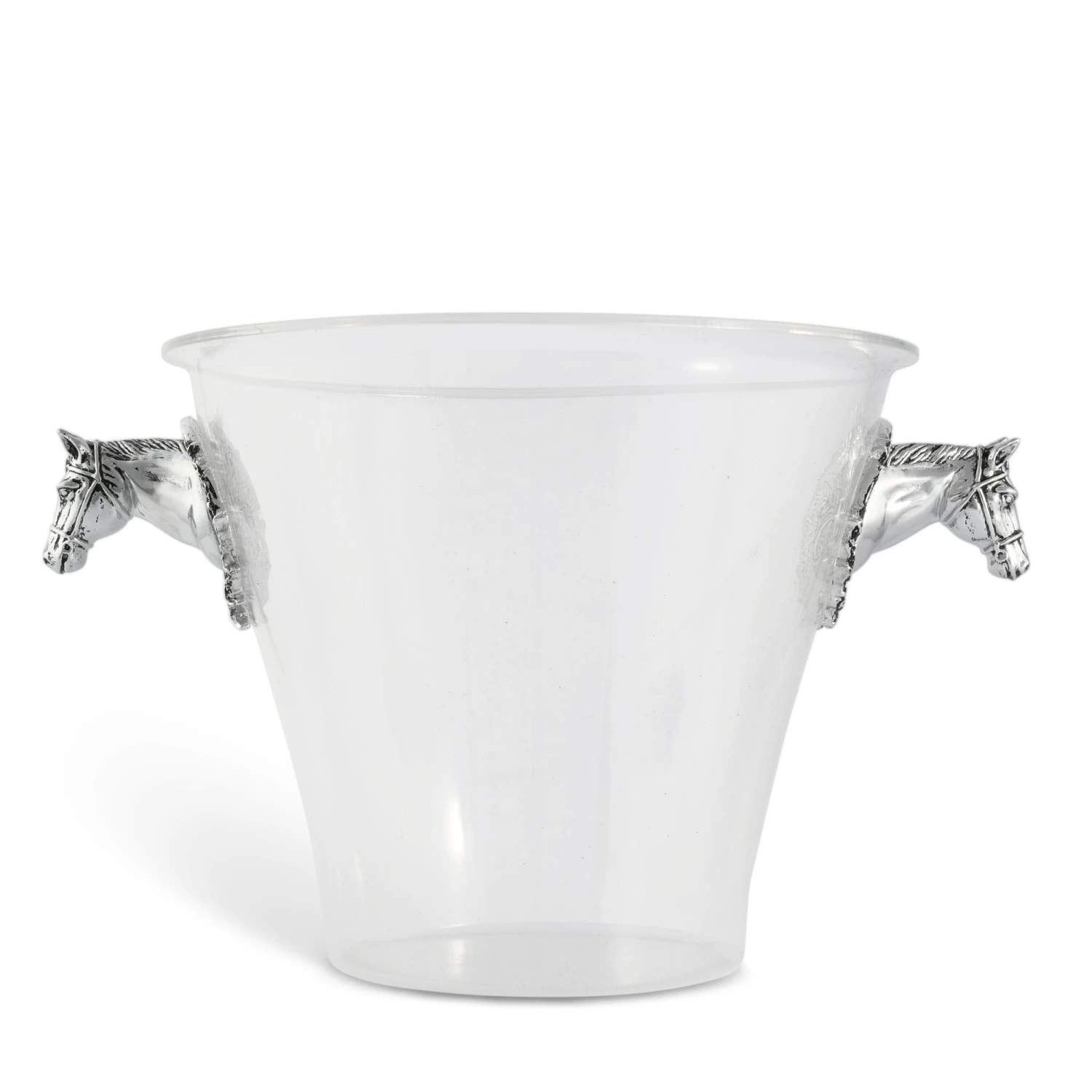 Arthur Court Horse Head Handle Acrylic Ice Bucket 5 Arthur Court Horse Head Handle Acrylic Ice Bucket - Image 3