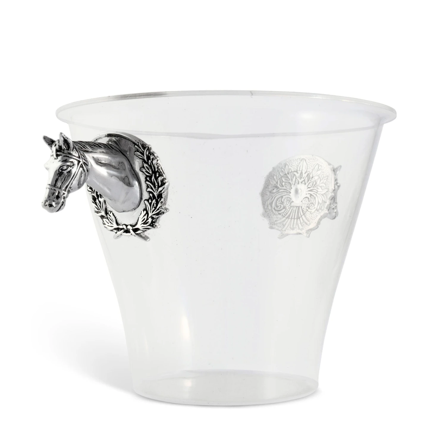 Arthur Court Horse Head Handle Acrylic Ice Bucket 7 Arthur Court Horse Head Handle Acrylic Ice Bucket - Image 5