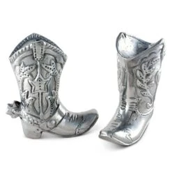 Arthur Court Cowboy Boot Salt And Pepper Set